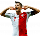 Robert Lewandowski football render