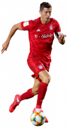 Robert Lewandowski football render