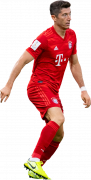 Robert Lewandowski football render