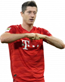 Robert Lewandowski football render