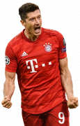 Robert Lewandowski football render