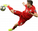 Robert Lewandowski football render