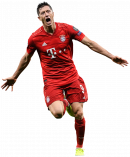 Robert Lewandowski football render