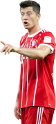 Robert Lewandowski football render