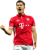 Robert Lewandowski football render