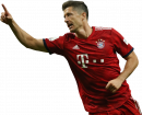 Robert Lewandowski football render