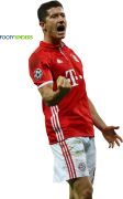 Robert Lewandowski football render