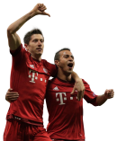 Robert Lewandowski & Thiago Alcantara football render