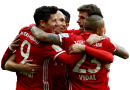 Robert Lewandowski, Thomas Müller, Arturo Vidal, Arjen Robben & Thiago Alcántara football render