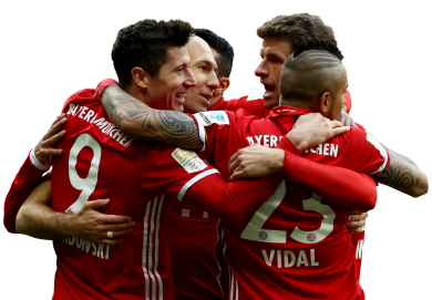 Robert Lewandowski, Thomas Müller, Arturo Vidal, Arjen Robben & Thiago Alcántara