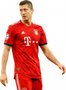 Robert Lewandowski football render