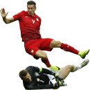 Robert Lewandowski & Manuel Neuer football render