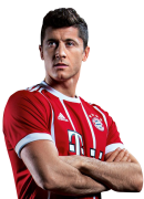 Robert Lewandowski football render