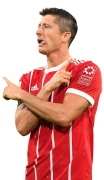 Robert Lewandowski football render