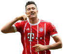 Robert Lewandowski football render