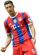 Robert Lewandowski football render