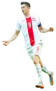 Robert Lewandowski football render