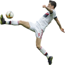 Robert Lewandowski football render