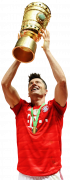 Robert Lewandowski football render