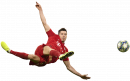 Robert Lewandowski football render