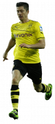 Robert Lewandowski football render