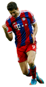 Robert Lewandowski football render