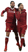 Roberto Firmino & Emre Can football render