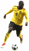 Romelu Lukaku football render