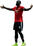 Romelu Lukaku football render