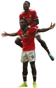 Romelu Lukaku & Paul Pogba football render