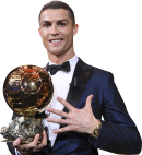Cristiano Ronaldo Ballon d’Or 2017 football render