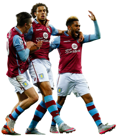 Rudy Gestede, Jordan Amavi & Jack Grealish