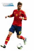 Sergio Ramos football render