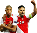 Kylian Mbappé & Radamel Falcao football render