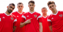 Aleksandr Samedov, Artyom Dzyuba, Aleksey Miranchuk, Igor Smolnikov & Aleksandr Golovin football render