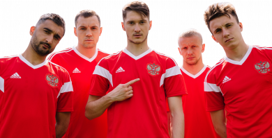 Aleksandr Samedov, Artyom Dzyuba, Aleksey Miranchuk, Igor Smolnikov & Aleksandr Golovin