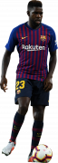 Samuel Umtiti football render