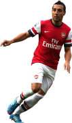 Santi Cazorla football render