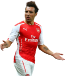 Santi Cazorla football render