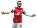 Santi Cazorla football render