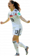 Sara Däbritz football render