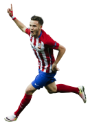 Saul Niguez football render