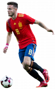 Saul Niguez football render