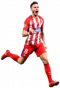 Saul Niguez football render