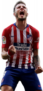 Saúl Ñíguez football render