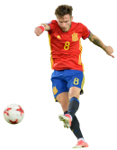 Saul Niguez football render