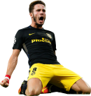 Saul Niguez football render