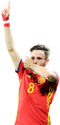 Saul Niguez football render