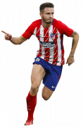 Saul Niguez football render