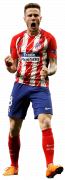 Saul Niguez football render